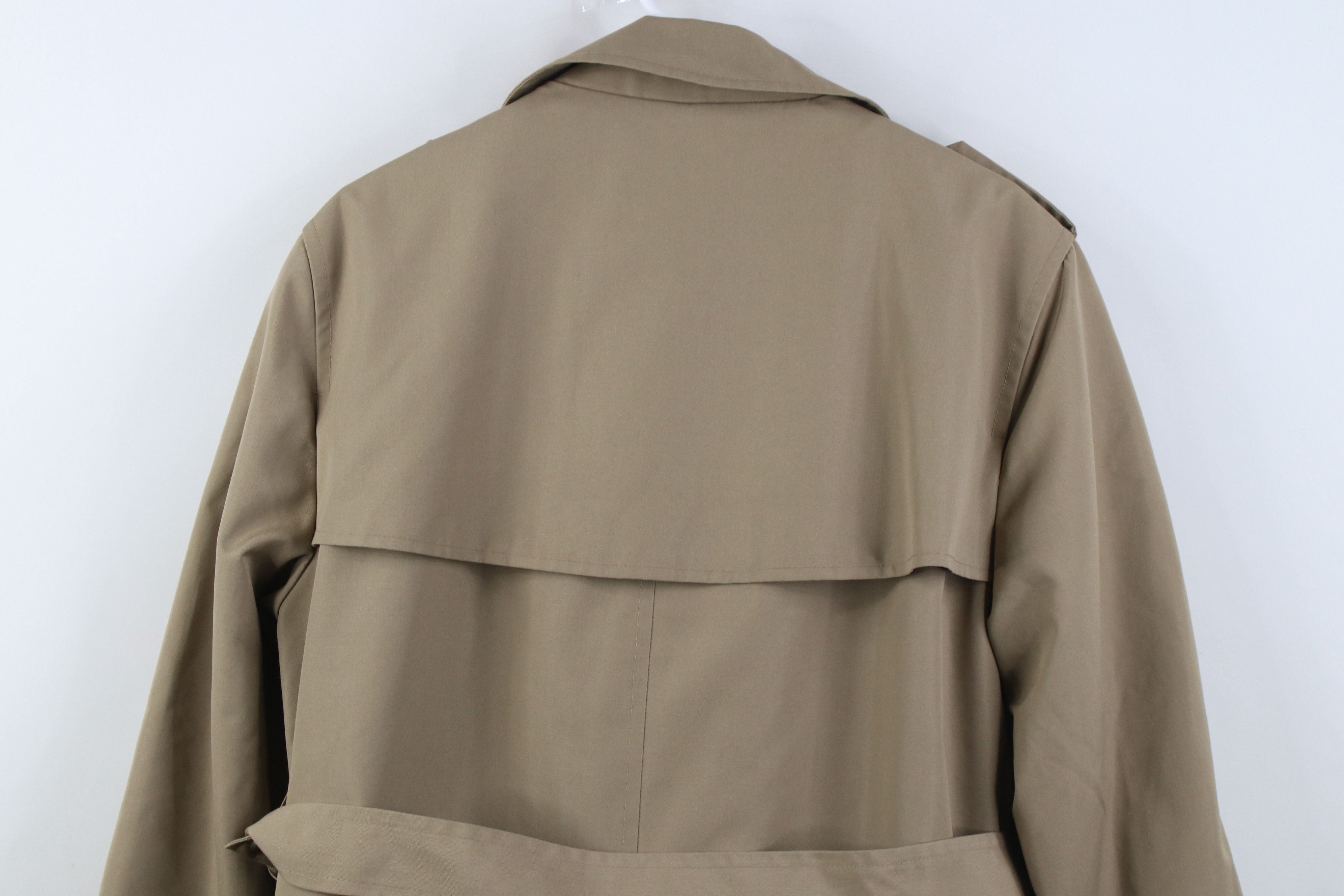 Vintage Vintage 70s Streetwear Trench Coat Rain Jacket Beige Khaki Size US XXL / EU 58 / 5 - 14 Thumbnail