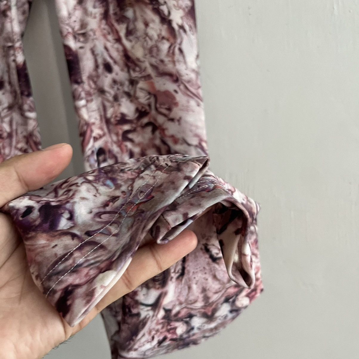 Alexander McQueen Alexander McQueen Purple Kaleidoscope Print Leggings Size 24" / US 00 / IT 34 - 3 Thumbnail