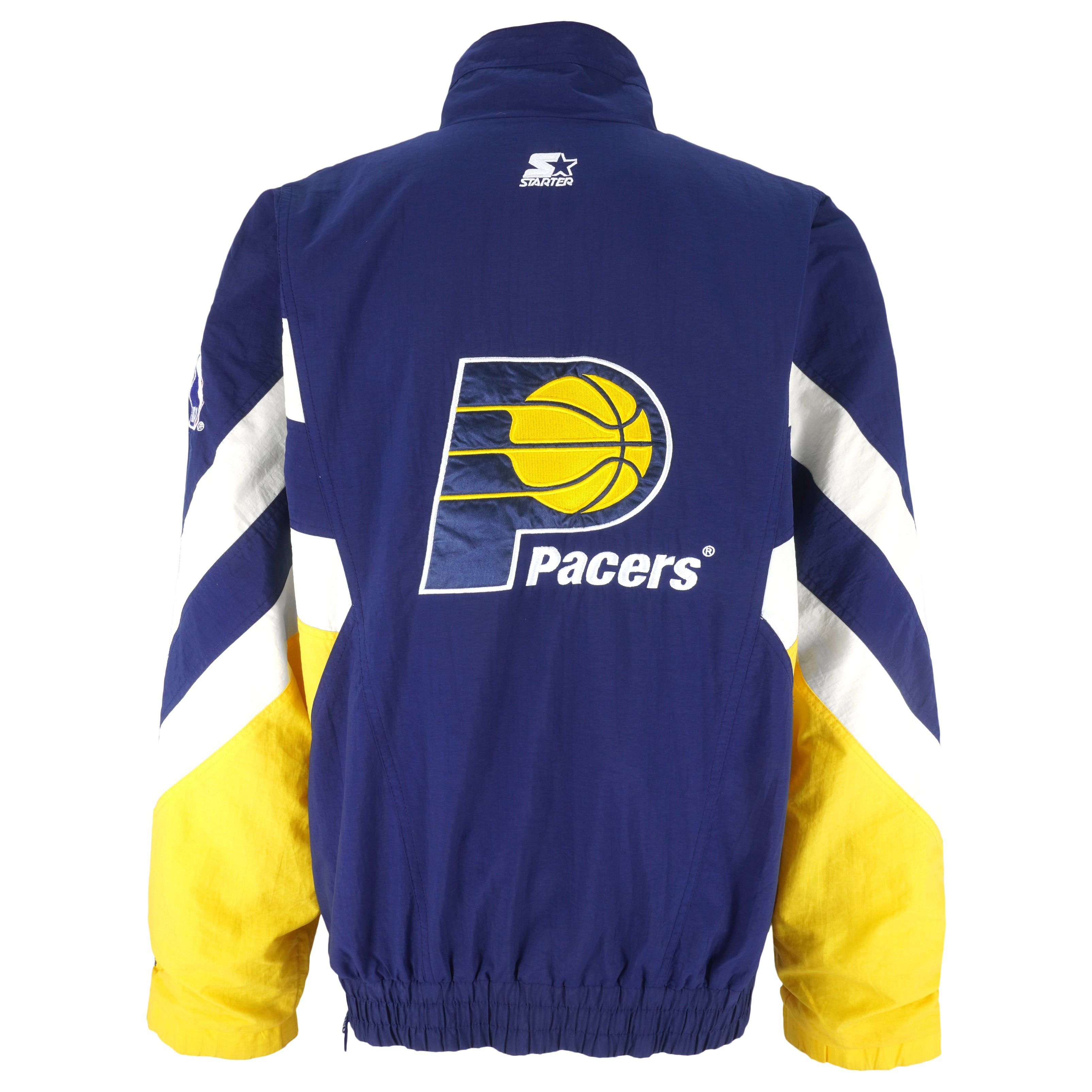 Starter Indiana Pacers Embroidered Pullover Jacket 1990s Size US L / EU 52-54 / 3 - 3 Thumbnail