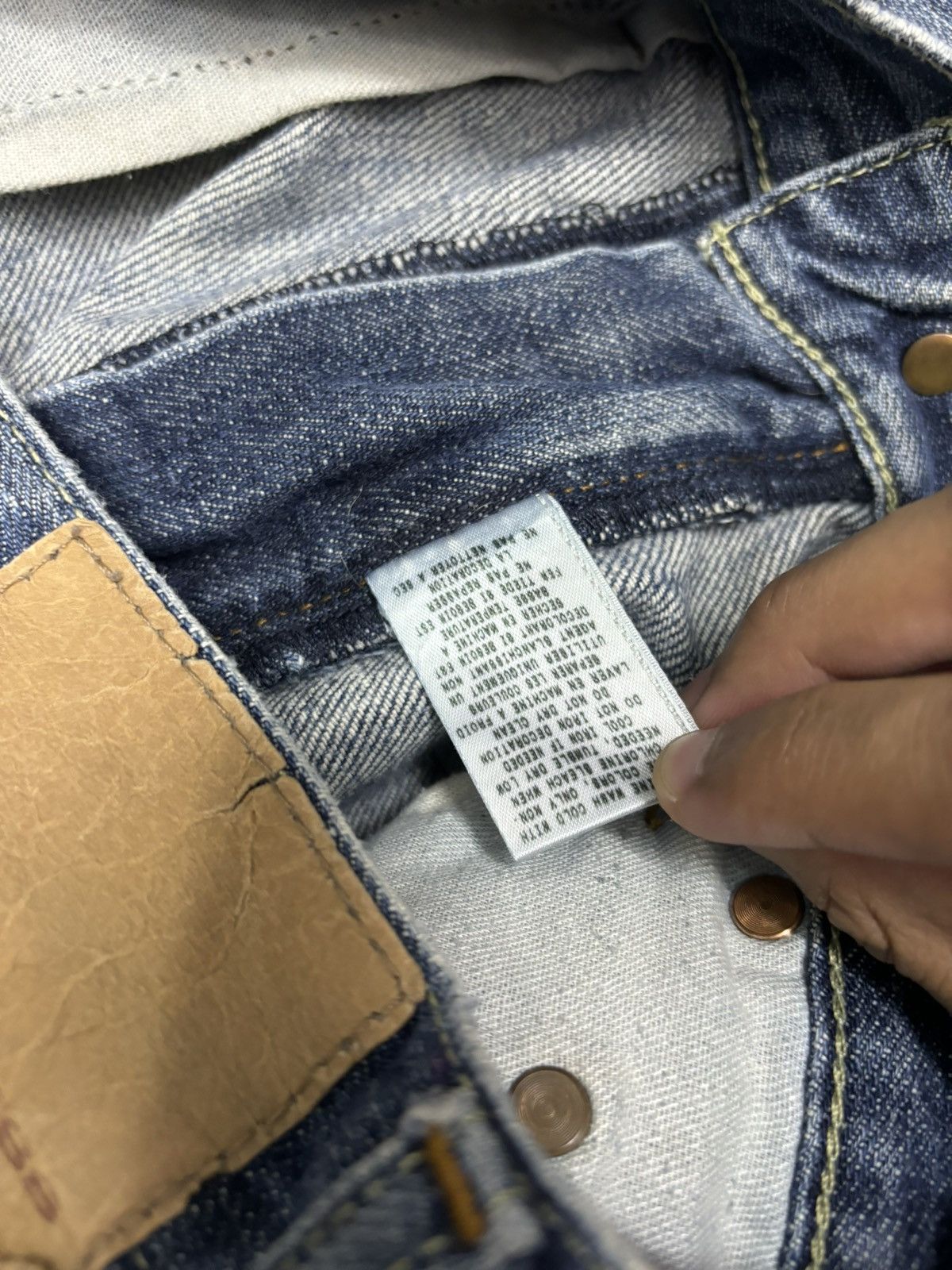 Japanese Brand BAGGY💥90s Style Baggy Loose Guess Jeans Distress Denim Size US 32 / EU 48 - 12 Thumbnail