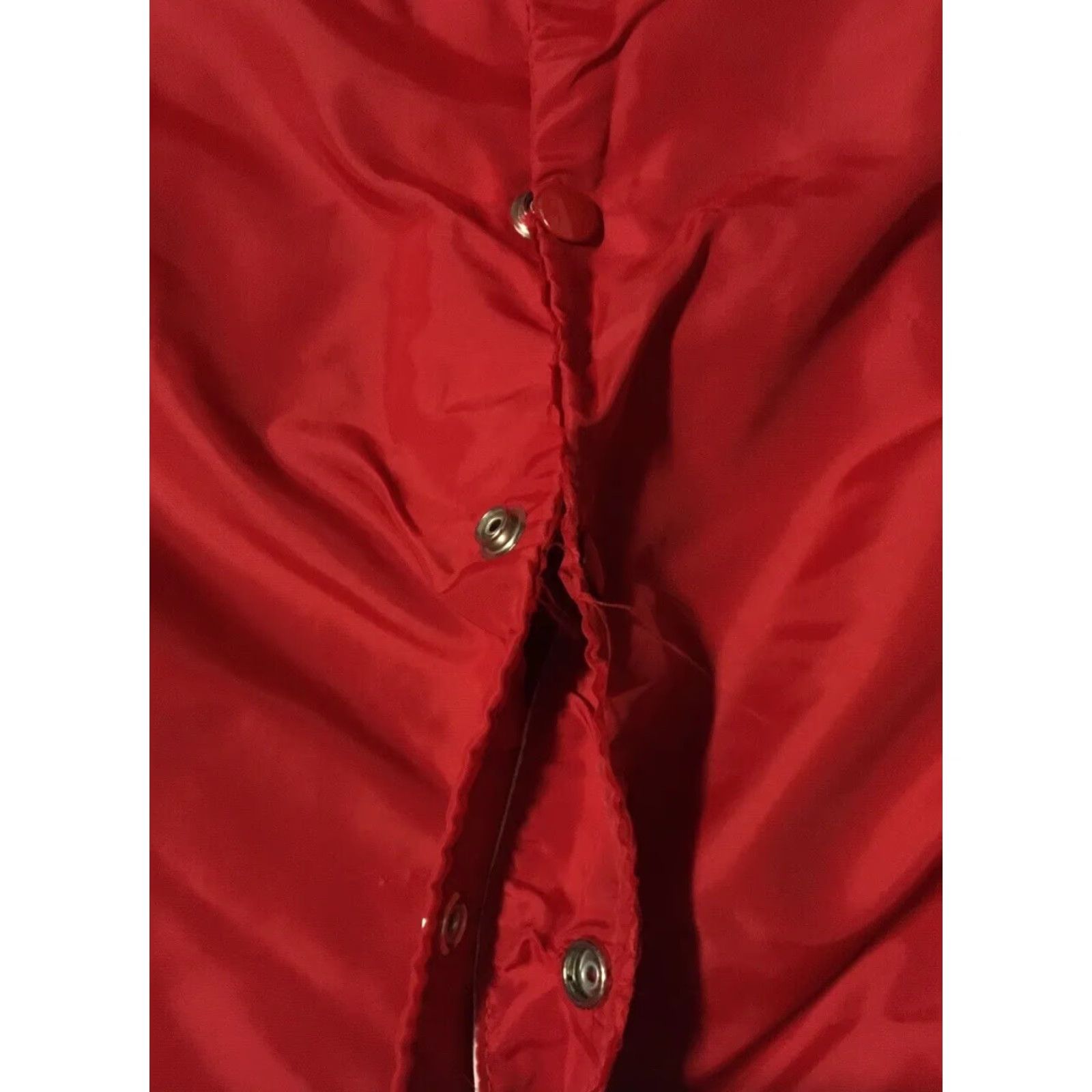 Russell Athletic Vtg Russell Southern Co Jacket S USA College Track PE Grunge Sport Gym 50s 60s USA Red Nylon Striped Windbreaker Mens Jacket Size US S / EU 44-46 / 1 - 3 Thumbnail