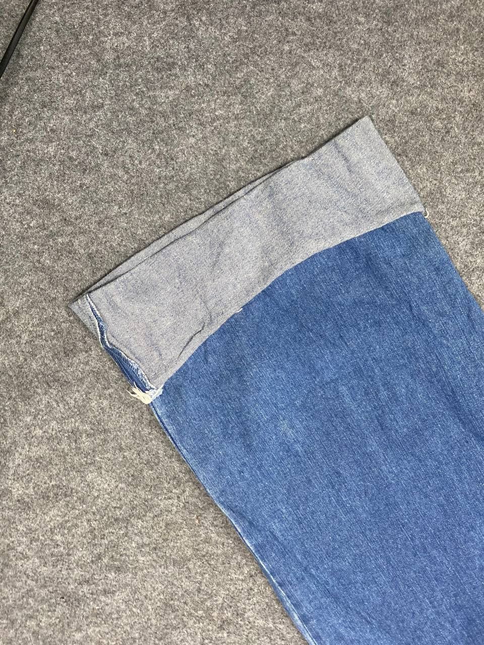 Japanese Brand vintage japanese brands wide leg high waist denim Size US 33 - 4 Thumbnail