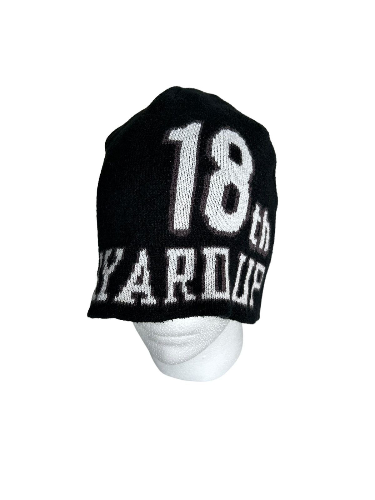14th Addiction × Japanese Brand × Le Grande Bleu (L.G.B.) Punk Bondage Style big Beanie Hats ☠️☠️ Size ONE SIZE - 3 Thumbnail