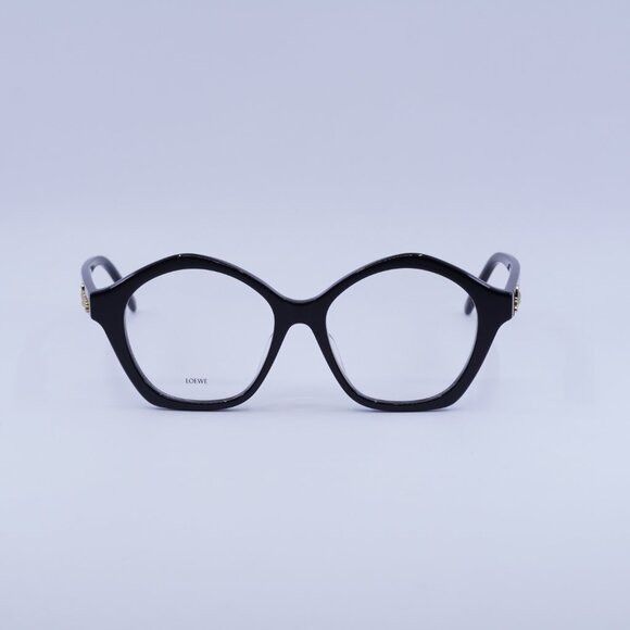 Loewe 🕶️ New Loewe LW50053F 001 Eyeglasses - Shiny Black Frame Size ONE SIZE - 2 Thumbnail