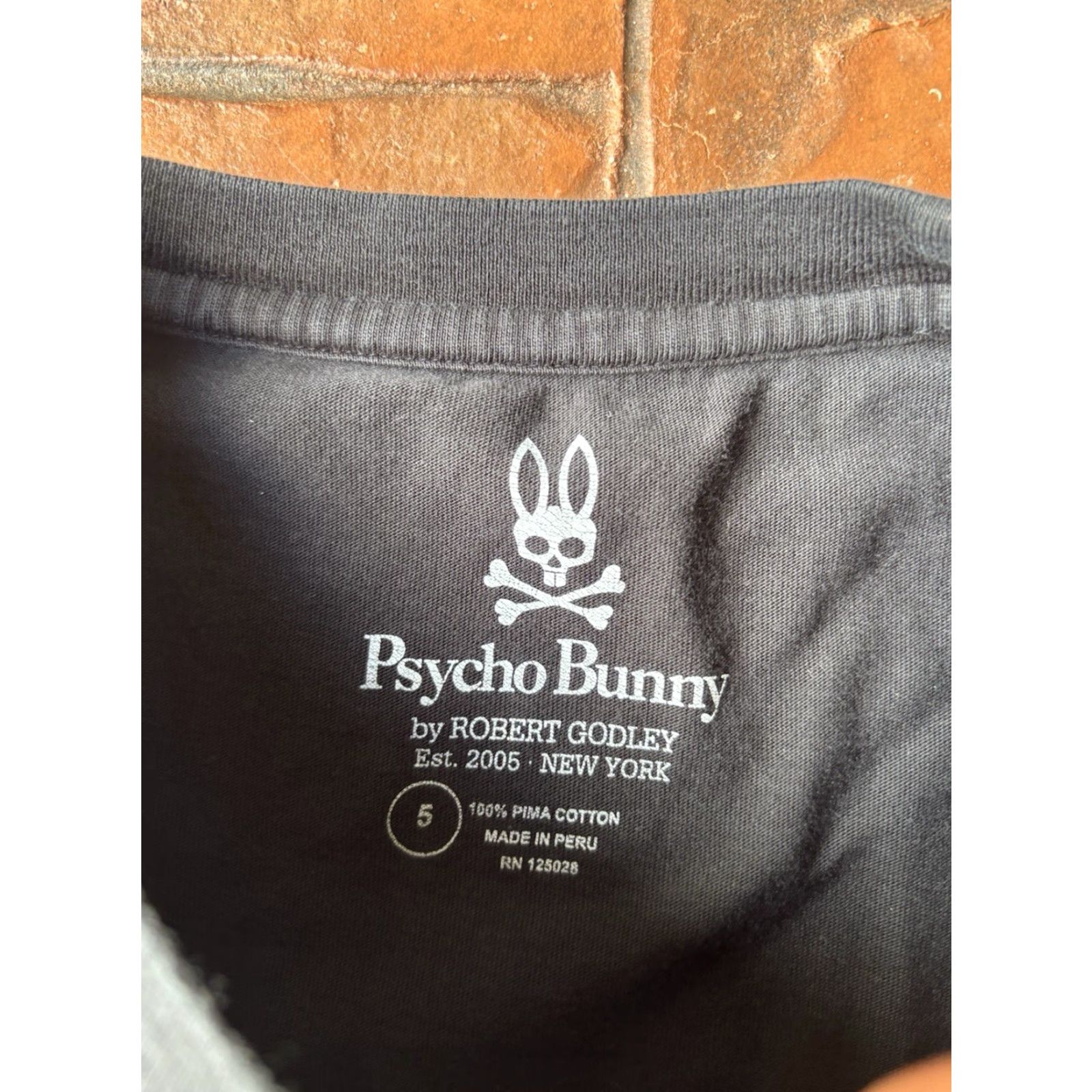 Psycho Bunny Psycho Bunny Skull Butterfly Short Sleeve T-Shirt Men’s 5 Graphic Shirt Black Cotton Crew Neck Size US S / EU 44-46 / 1 - 2 Thumbnail