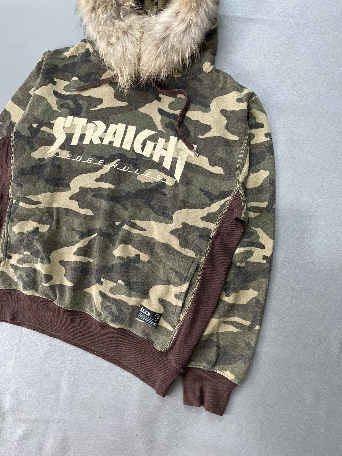 Hysteric Glamour Japanese Camo Fur Hoodie Straight edge Rules Size US M / EU 48-50 / 2 - 2 Thumbnail