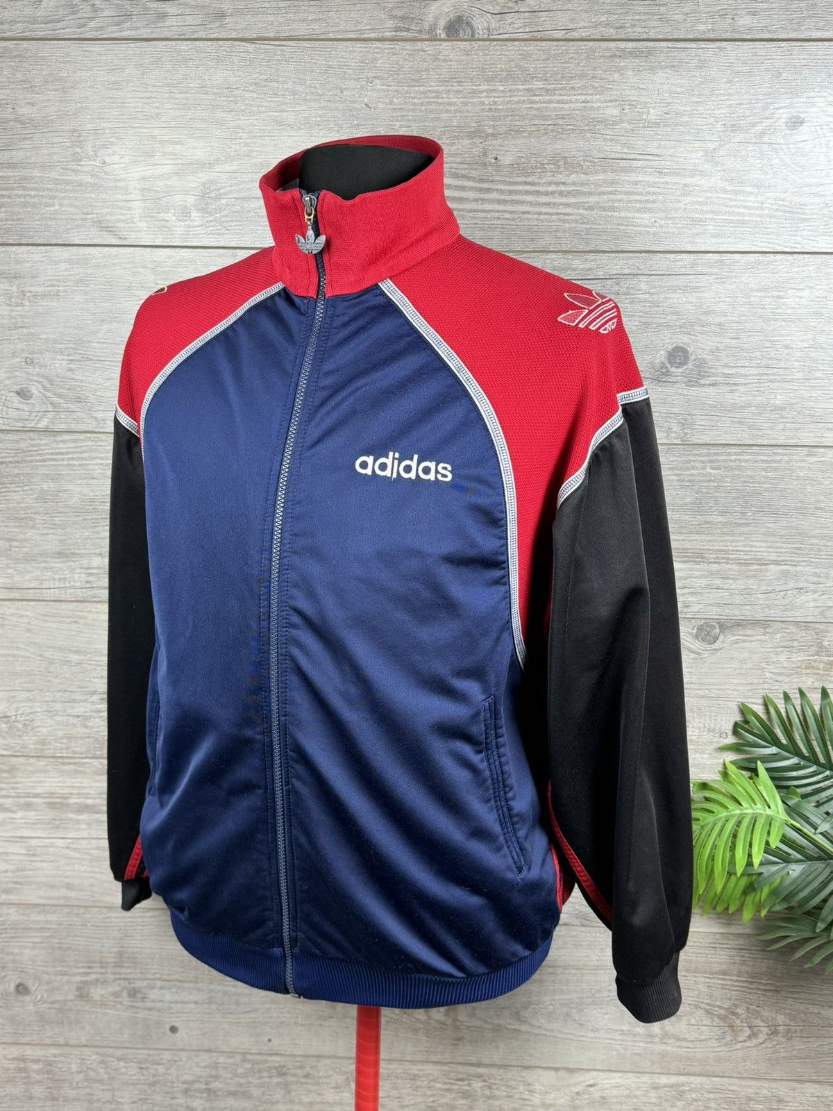Adidas × Vintage Adidas Big Logo zip 80s Rare vintage size L Size US L / EU 52-54 / 3 - 2 Thumbnail