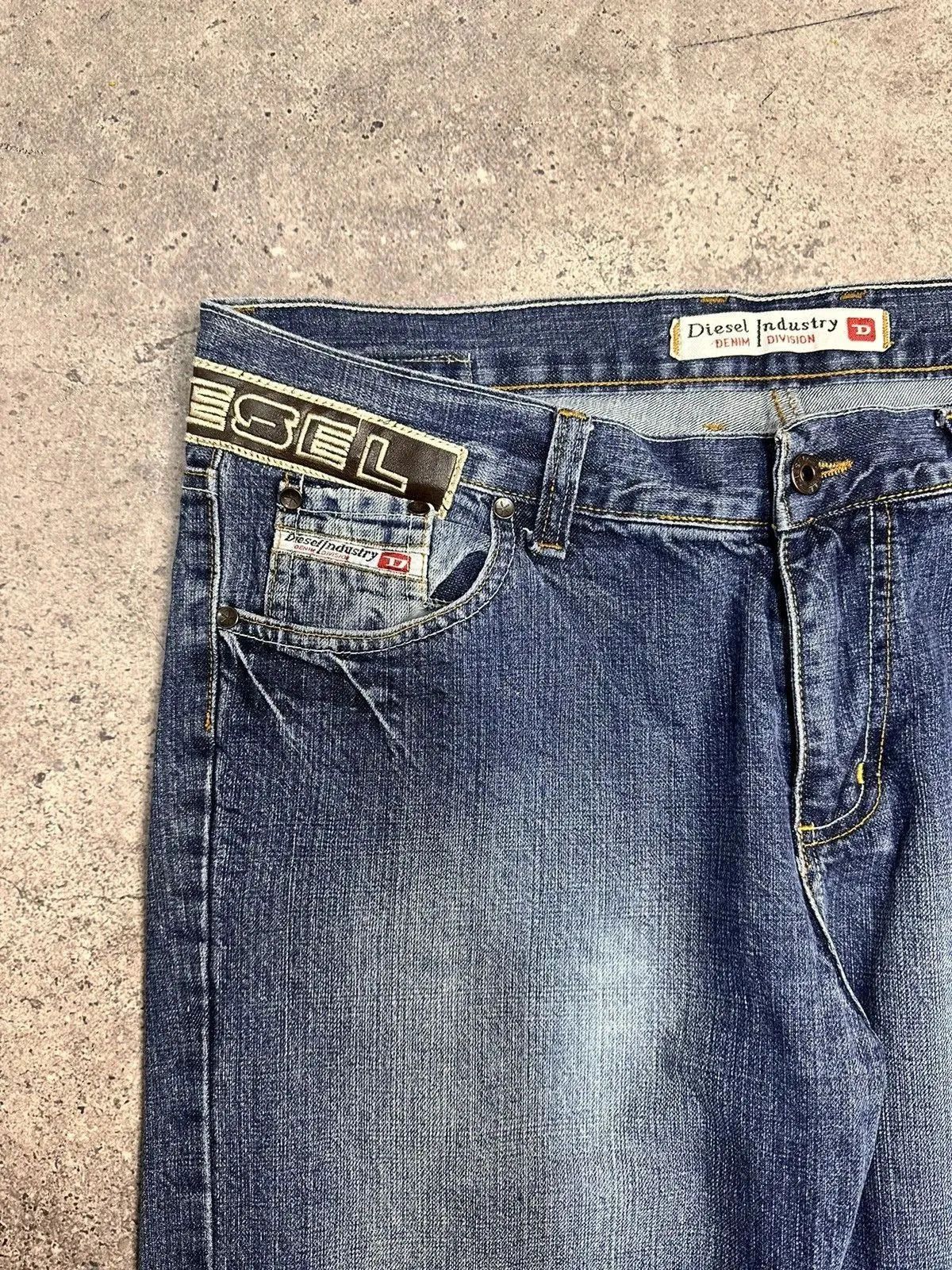 14th Addiction Vintage Diesel Bontage Denim Cargo Pants Avantgarde Luxury Size US 36 / EU 52 - 16 Thumbnail