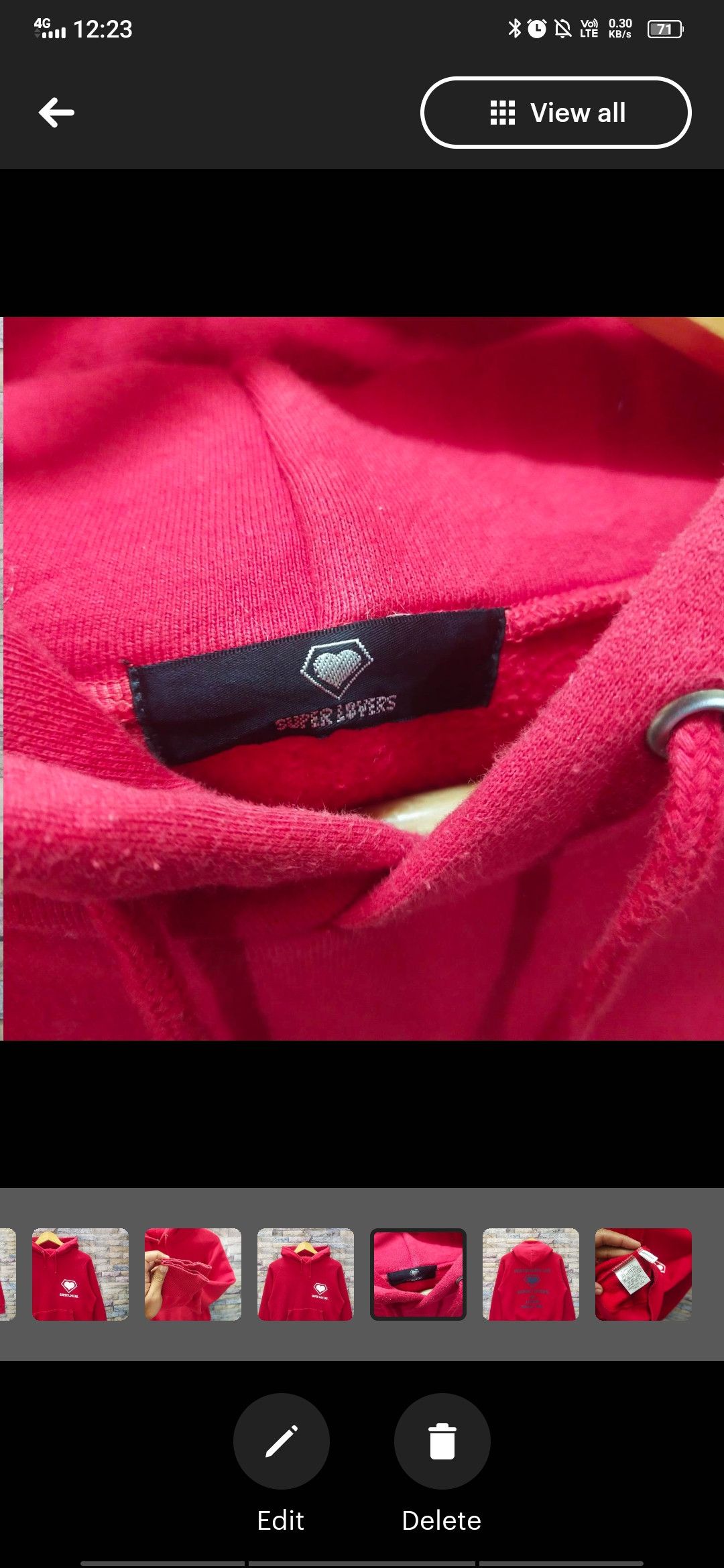 Hysteric Glamour Vintage Super Lovers Japan Pullover Hoodie Size US M / EU 48-50 / 2 - 7 Thumbnail