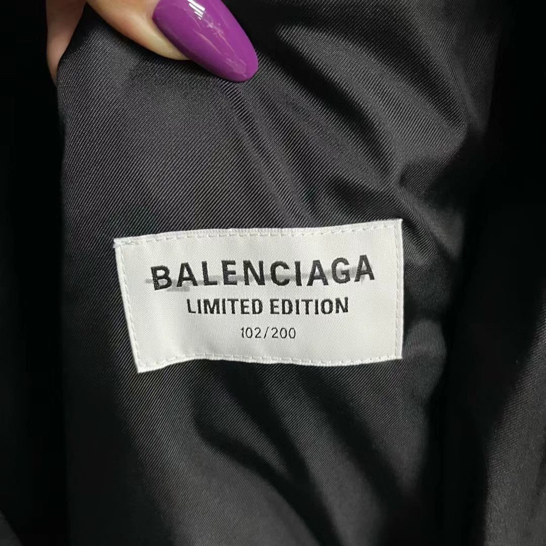Balenciaga balenciaga black long sleeve collar jacket Size US M / EU 48-50 / 2 - 3 Thumbnail