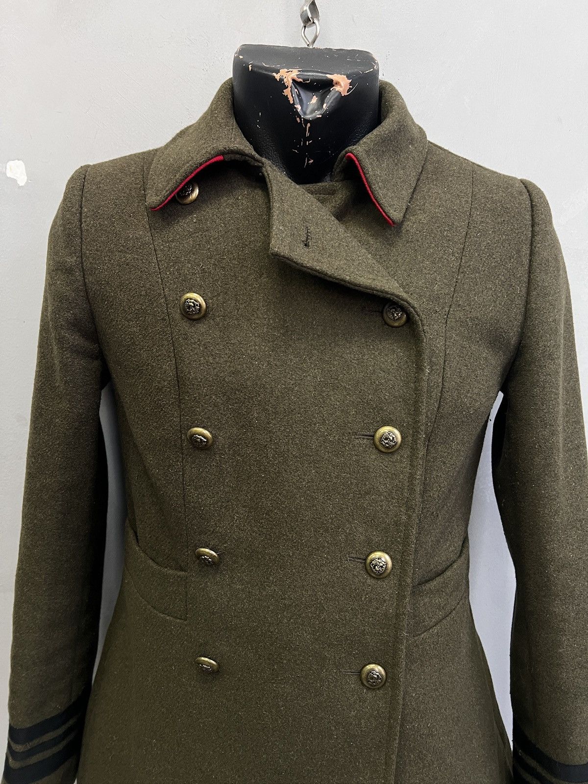 Hysteric Glamour Olive military officer y2k napoleon jacket hysteric glamour Size US S / EU 44-46 / 1 - 2 Thumbnail