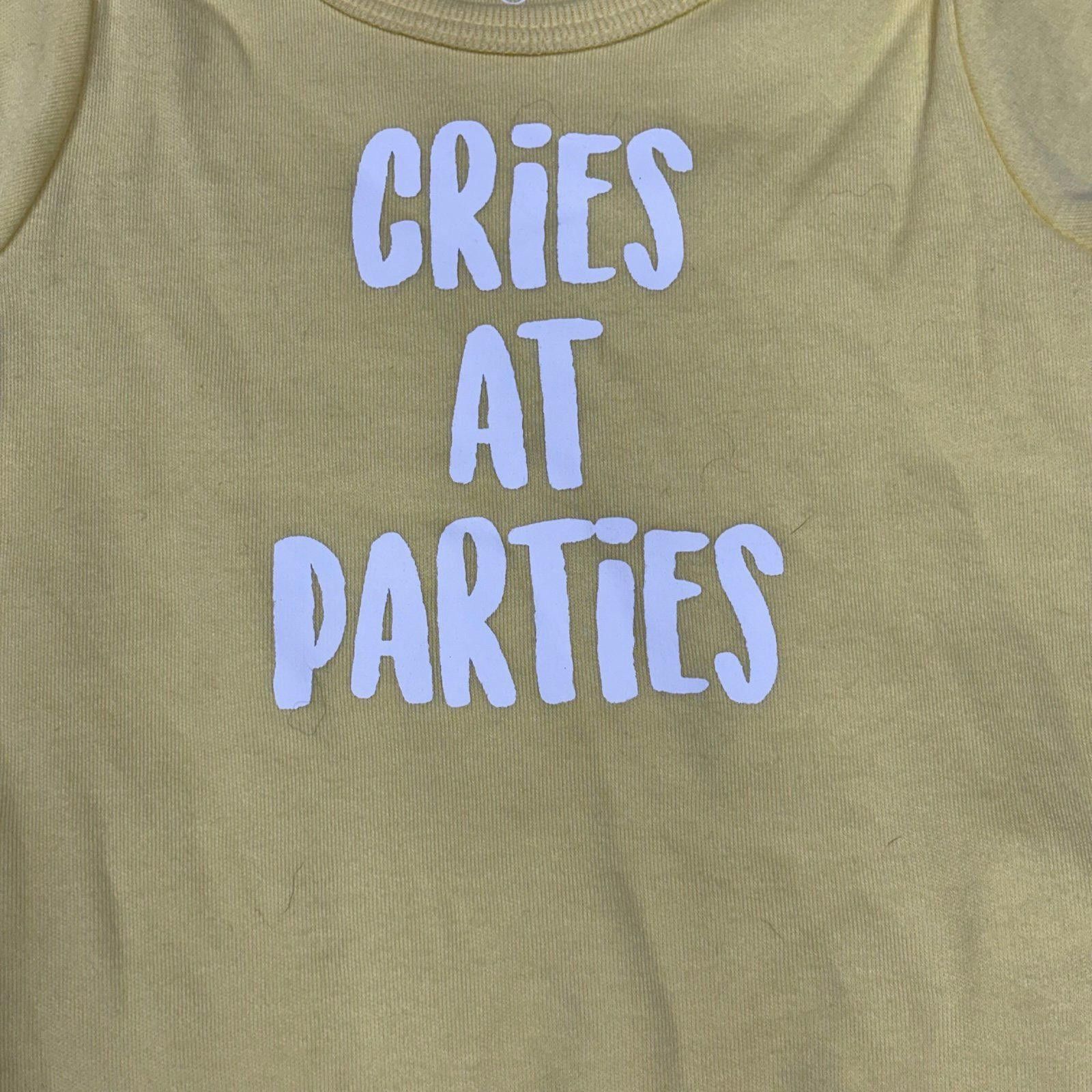 Other Lullaby Lane Baby 6-9 Month Bodysuit Cries at Parties NWT Size ONE SIZE - 2 Thumbnail