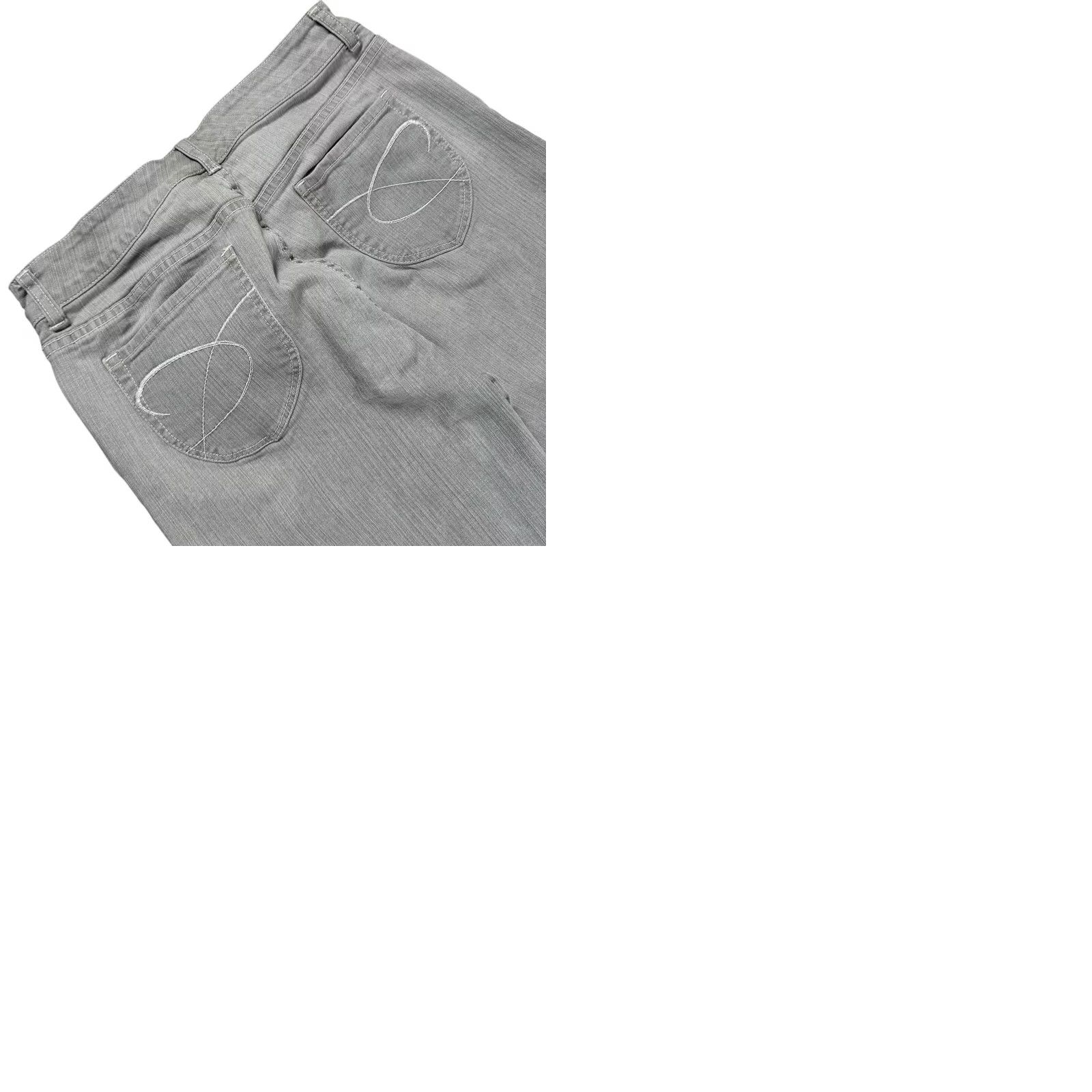 Vintage VINTAGE Chico's Jeans Womens 31x28 Bootcut Midrise Silver Y2K Cowboy Southwestern 5-Pocket Mens Womens Girls Size 24" / US 00 / IT 34 - 9 Thumbnail