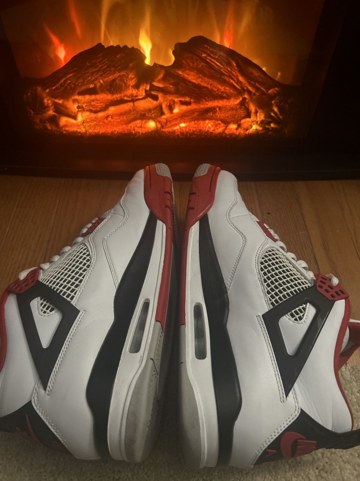 Jordan Brand Jordan 4 fire red 4s Size US 12 / EU 45 - 4 Thumbnail