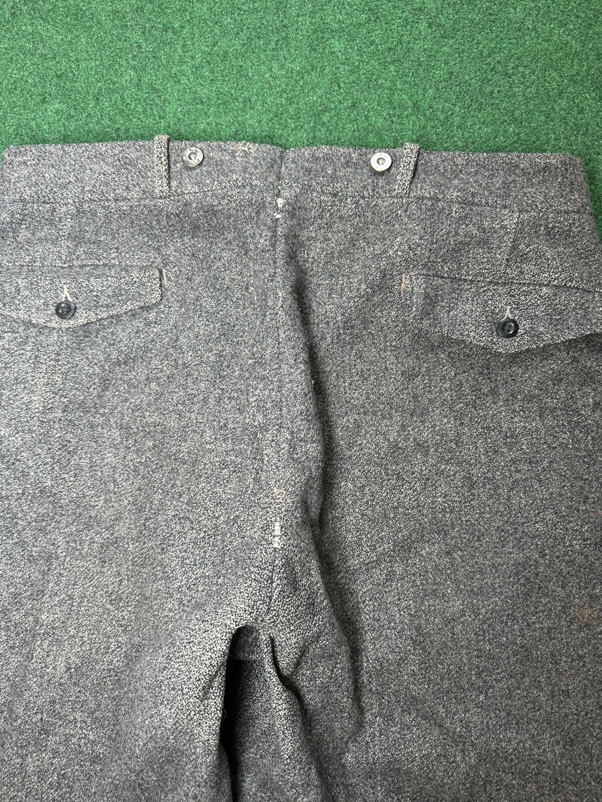 L.L. Bean × Vintage Vintage 30s 40s L.L Bean Talon Gray Wool Trouser Pants Size US 38 / EU 54 - 5 Thumbnail