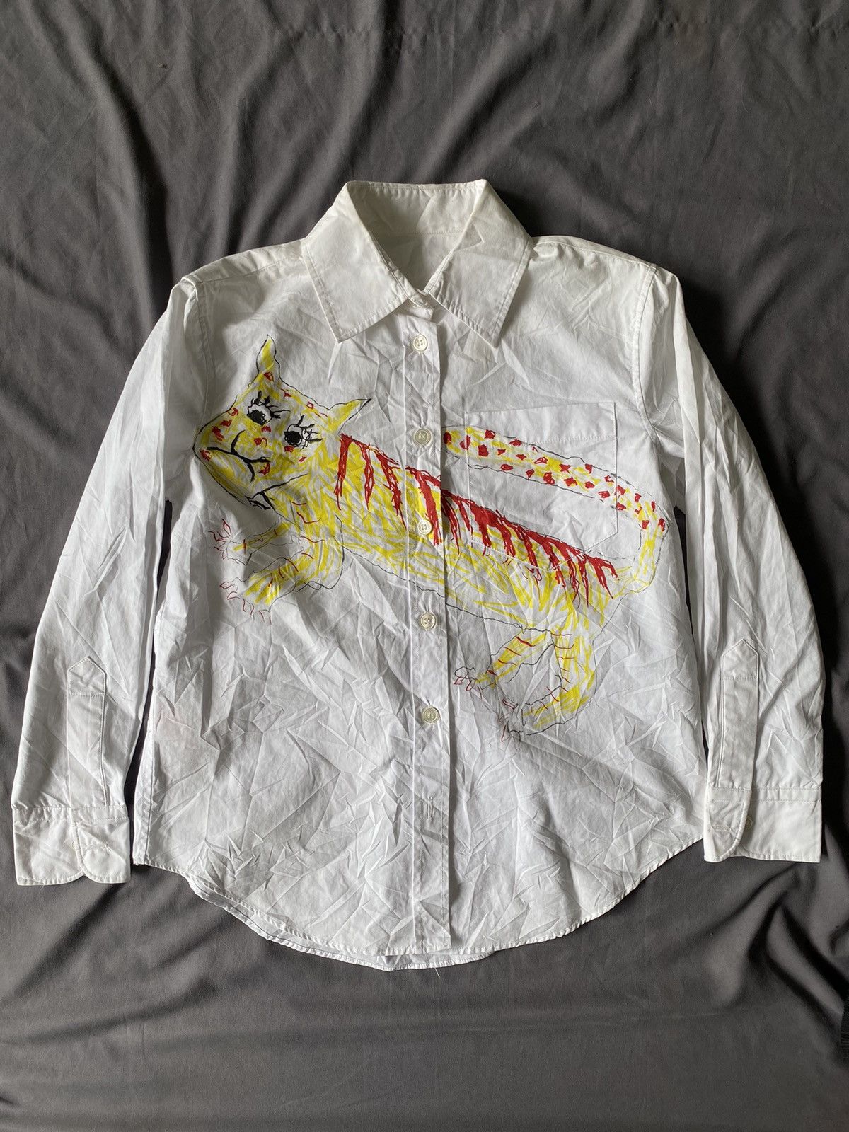 Designer × Marni Marni x Maria Magdalena Tiger Sketch shirt Size XS / US 0-2 / IT 36-38 - 1 Thumbnail