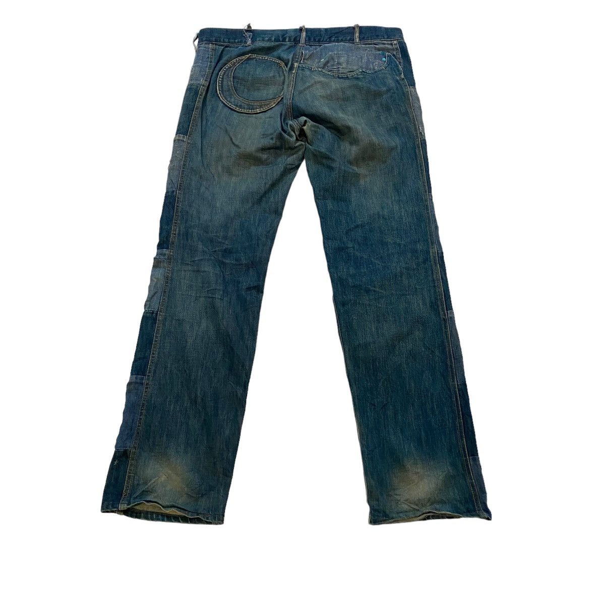 If Six Was Nine × Japanese Brand × Vintage ✨Nice design MASH Kapital inspired jeans Size US 36 / EU 52 - 2 Thumbnail