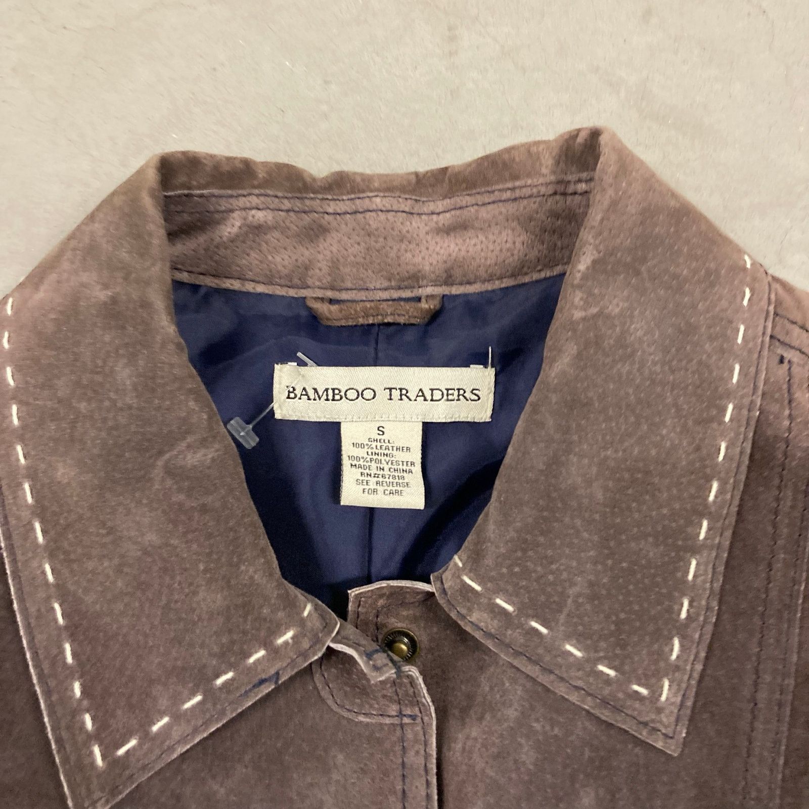 Vintage y2k women’s western bamboo traders leather jacket Size US S / EU 44-46 / 1 - 4 Thumbnail