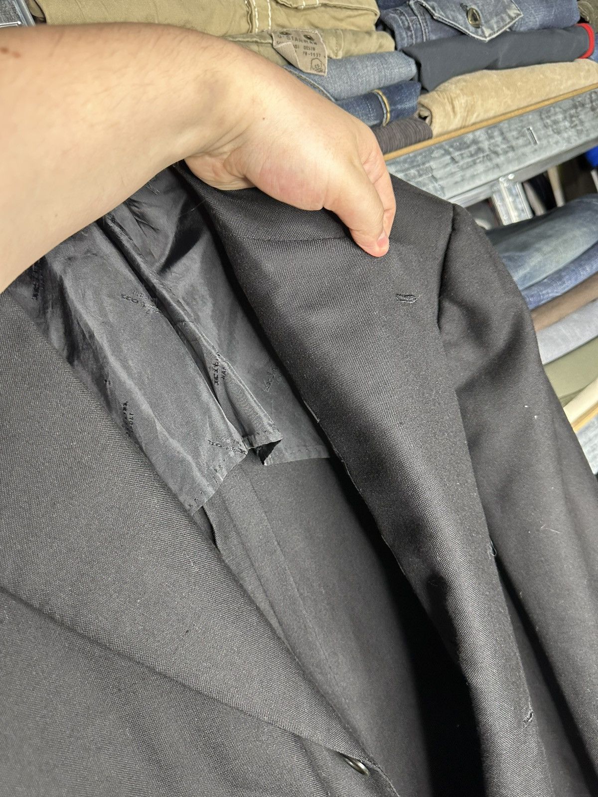 Kiton Kiton Napoli 100% Cashmere Blazer Sport Coat Black Size 58 Size 48L - 11 Thumbnail