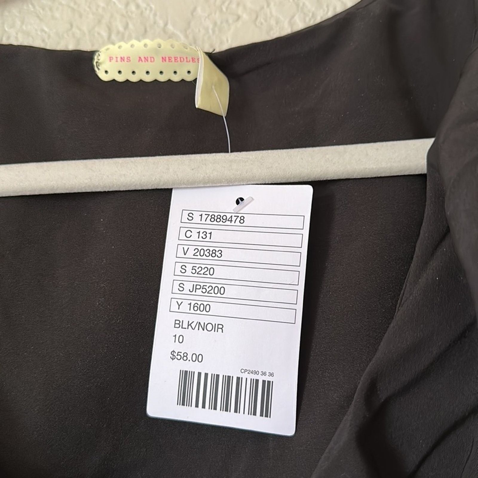 Urban Outfitters Pins and Needles Black Romper Size 32" / US 10 / IT 46 - 4 Thumbnail