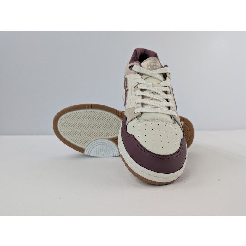 Dior o1rshd1 Leather Low Top Sneaker in Beige / Viole Size US 10 / EU 43 - 15 Thumbnail