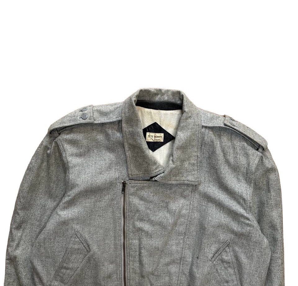 Japanese Brand Tete Homme Bomber Jacket Size US L / EU 52-54 / 3 - 3 Thumbnail