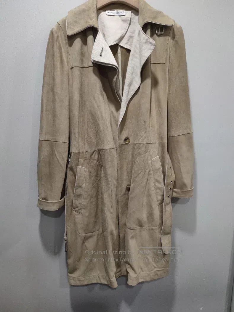 Brunello Cucinelli Brunello Cucinelli Leather jacket coat with fur lining Size US S / EU 44-46 / 1 - 1 Thumbnail
