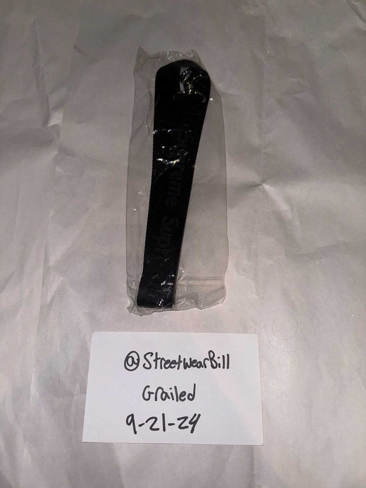 Supreme Supreme embossed black lanyard Size ONE SIZE - 3 Thumbnail