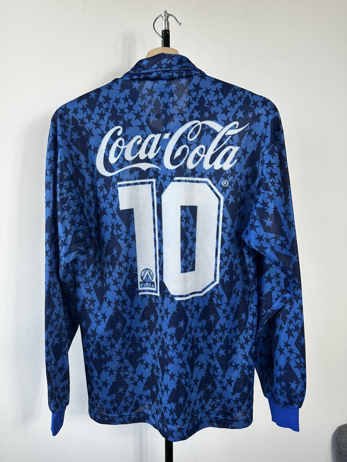 Other Vintage 90s Cruzeiro x Coca-Cola Finta Football Jersey #10 Size US M / EU 48-50 / 2 - 7 Thumbnail