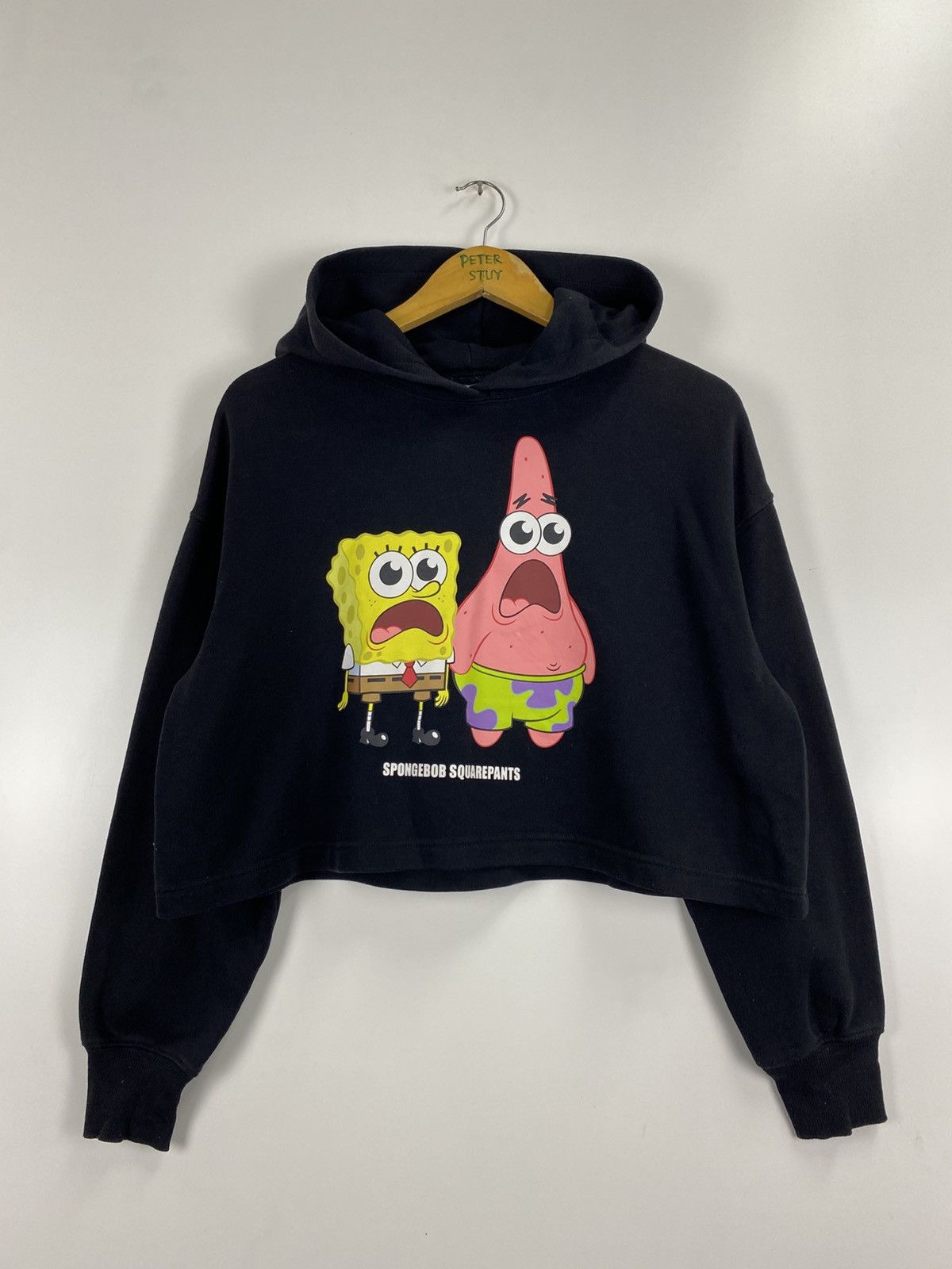 Cartoon Network Spongebob Squarepants Cropped Hoodies Size M / US 6-8 / IT 42-44 - 2 Thumbnail