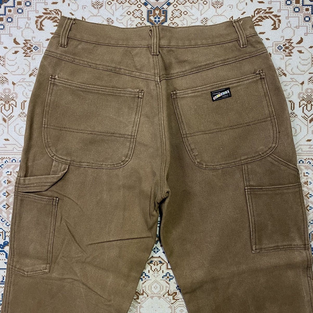 Japanese Brand × Vintage VINTAGE ROCKSTEADY CARPENTER CANVAS PANTS Size US 30 / EU 46 - 4 Thumbnail