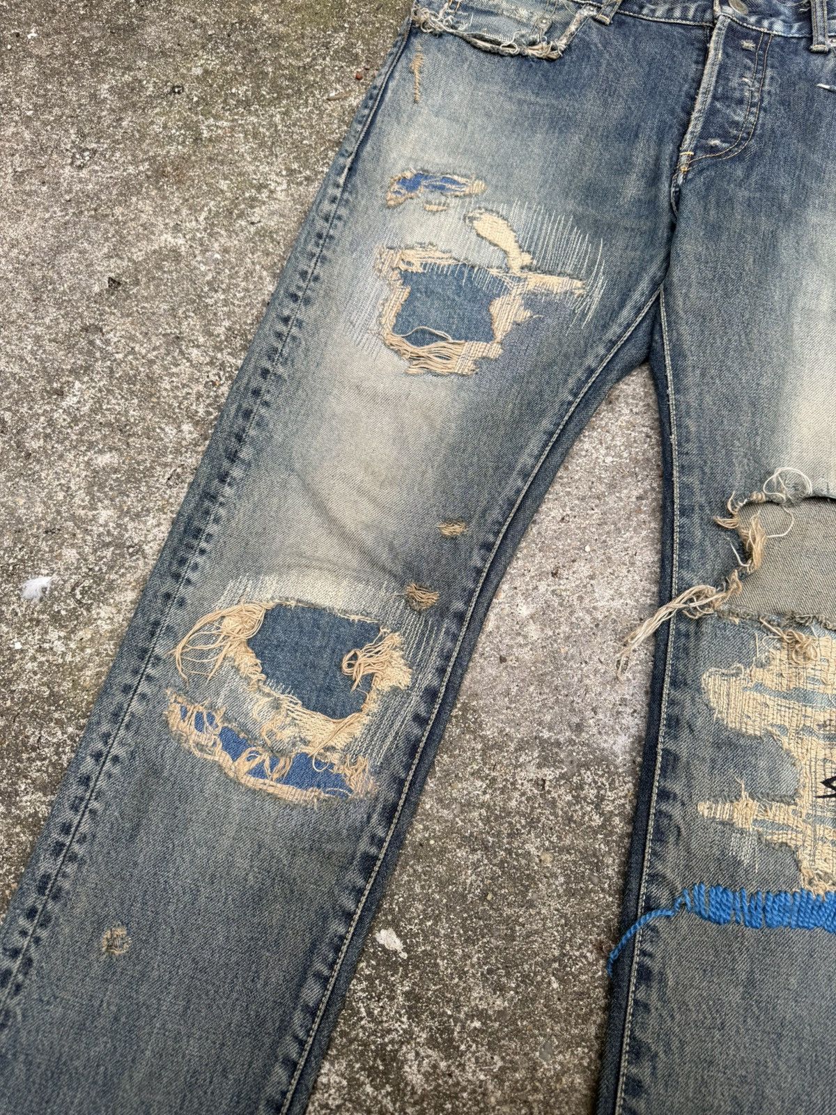Undercover Undercover 68 ‘Blue Yarn’ Denim Size US 30 / EU 46 - 4 Thumbnail
