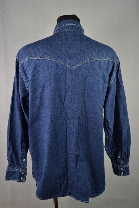 Band Tees × Vintage × Wrangler The Doors Wrangler Denim Shirt L Size US L / EU 52-54 / 3 - 2 Thumbnail