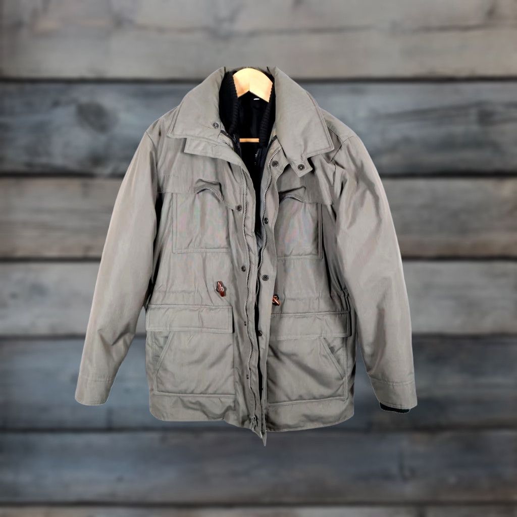 Vintage VINTAGE Northwest Territory Parka Jacket Men's Medium Gray Green + Convertible Liner Jacket Size US M / EU 48-50 / 2 - 1 Thumbnail