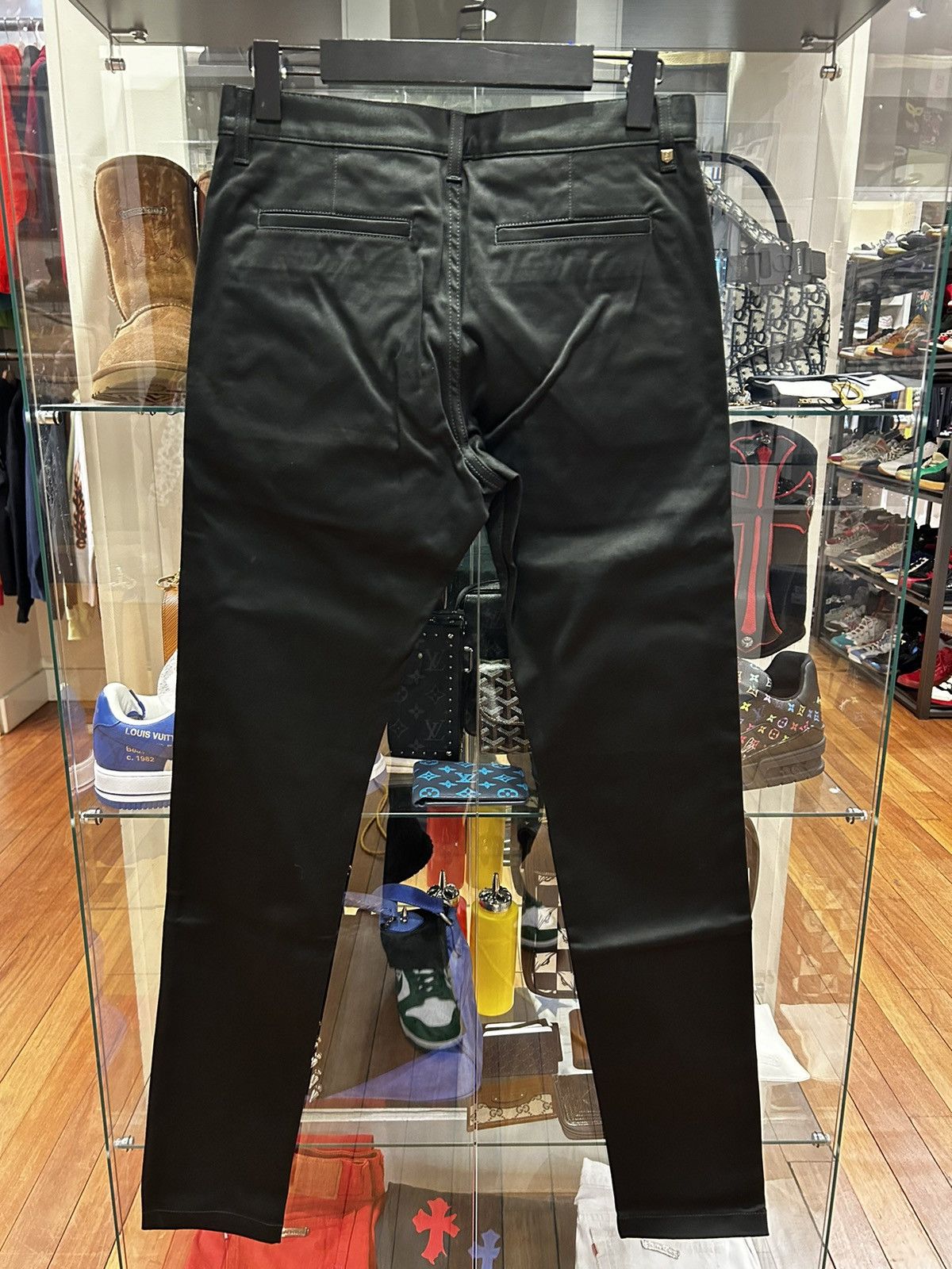 Yves Saint Laurent Yves Saint Laurent Straight Black Pants Size US 28 / EU 44 - 2 Thumbnail