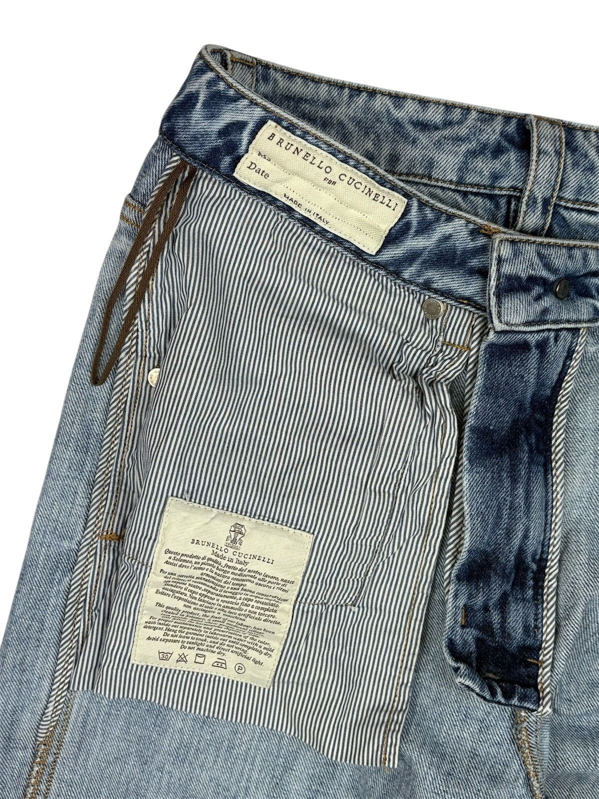 Brunello Cucinelli BRUNELLO CUCINELLI WOMEN STRAIGHT LEG DISTRESSED JEANS IT 38 Size 26" / US 2 / IT 38 - 12 Thumbnail