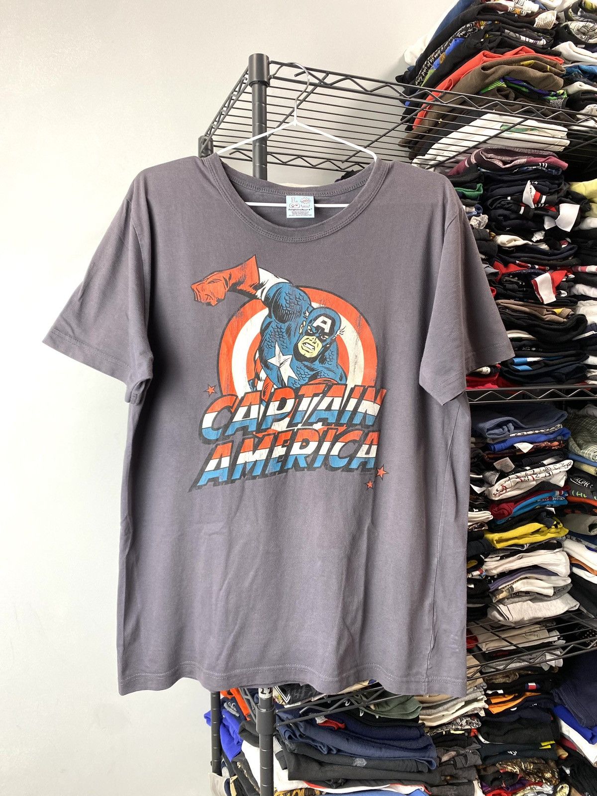 Marvel Comics 00s Vintage Captain America T Shirt by Marvel Movie Promo Size US L / EU 52-54 / 3 - 1 Thumbnail