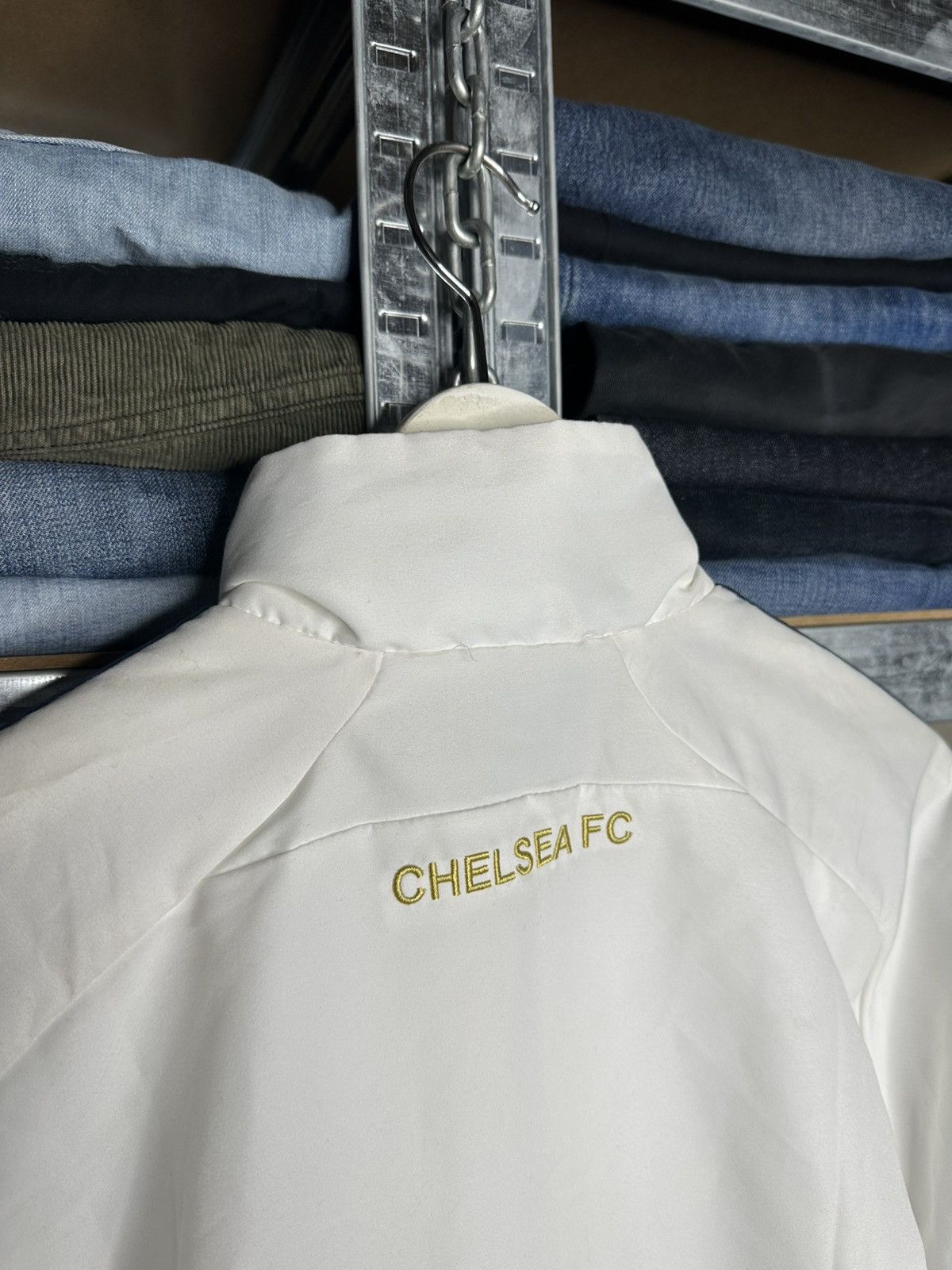 Adidas Vintage Adidas Chelsea FC Football Track Jacket Size S/M Size US M / EU 48-50 / 2 - 10 Thumbnail