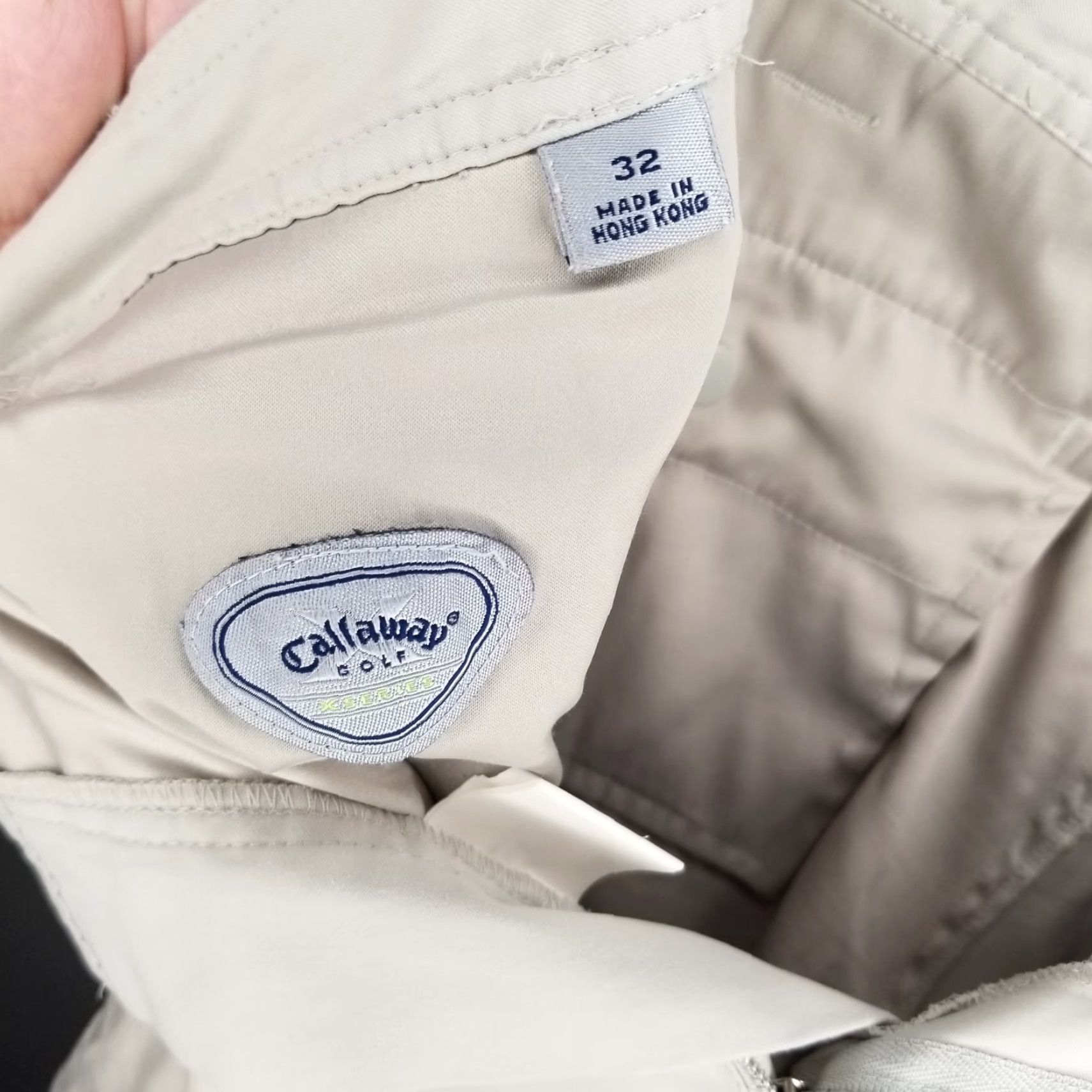 Callaway Callaway Xseries Mens Cargo Golf Shorts Beige Size 32 (Regular) Mens Size US 32 / EU 48 - 3 Thumbnail