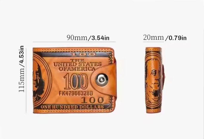 Japanese Brand × Vintage Men's Wallets 100 US Dollar Pattern Size ONE SIZE - 7 Thumbnail