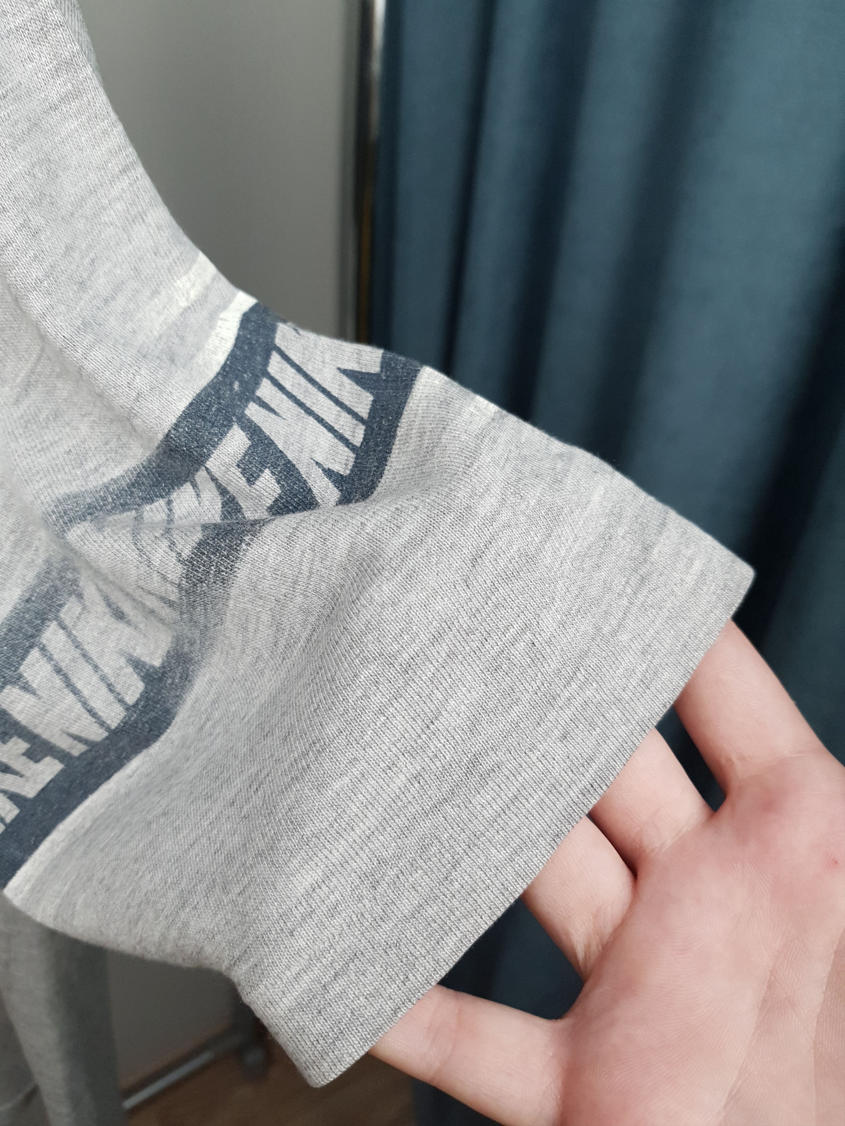 Nike × Vintage RARE 1970s USA Vintage Nike Monogram Logo on Sleeve Size US L / EU 52-54 / 3 - 4 Thumbnail