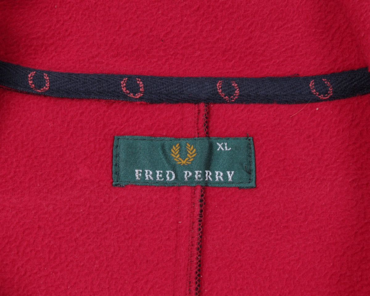 Fred Perry × Vintage FRED PERRY Sportswear Protective Vintage Fleece Jacket Size US XL / EU 56 / 4 - 8 Thumbnail