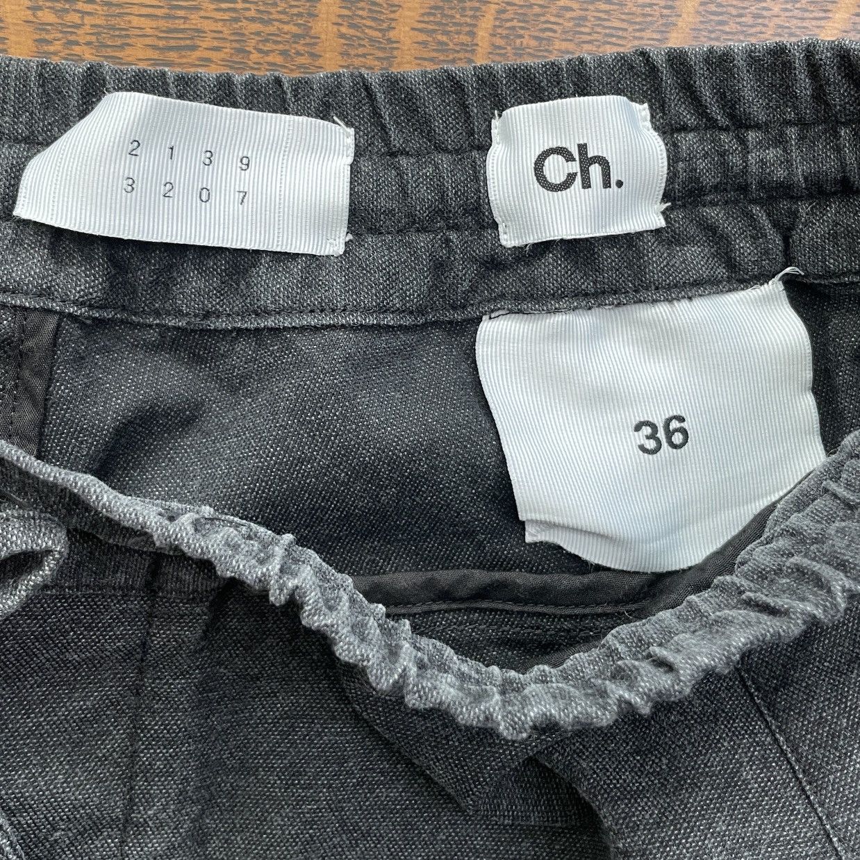 Chapter Chapter AW15 Drop Crotch Cropped Linen Jogger Pants Size 36 Size US 36 / EU 52 - 4 Thumbnail