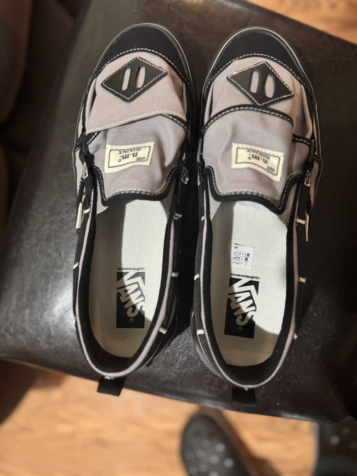 Vans Nicole McLaughlin Grey/black van slip ons COLLAB Size US 10 / EU 43 - 10 Thumbnail