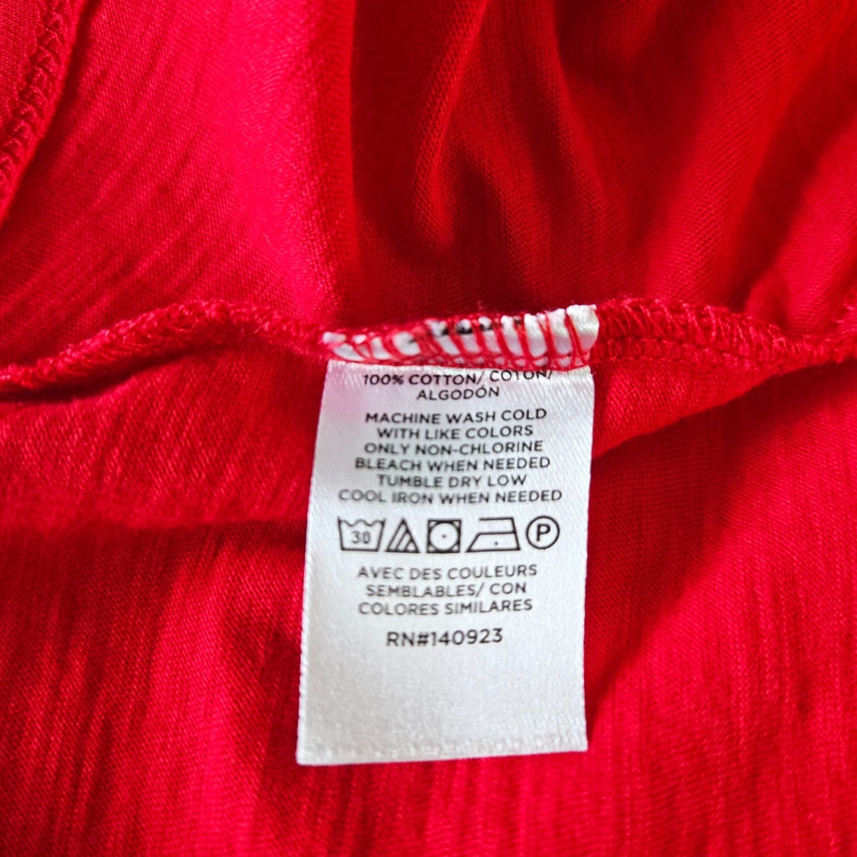Loft Ann Taylor LOFT Womens Mock Neck Top XL Solid Red Cotton Long Sleeve Size XL / US 12-14 / IT 48-50 - 4 Thumbnail