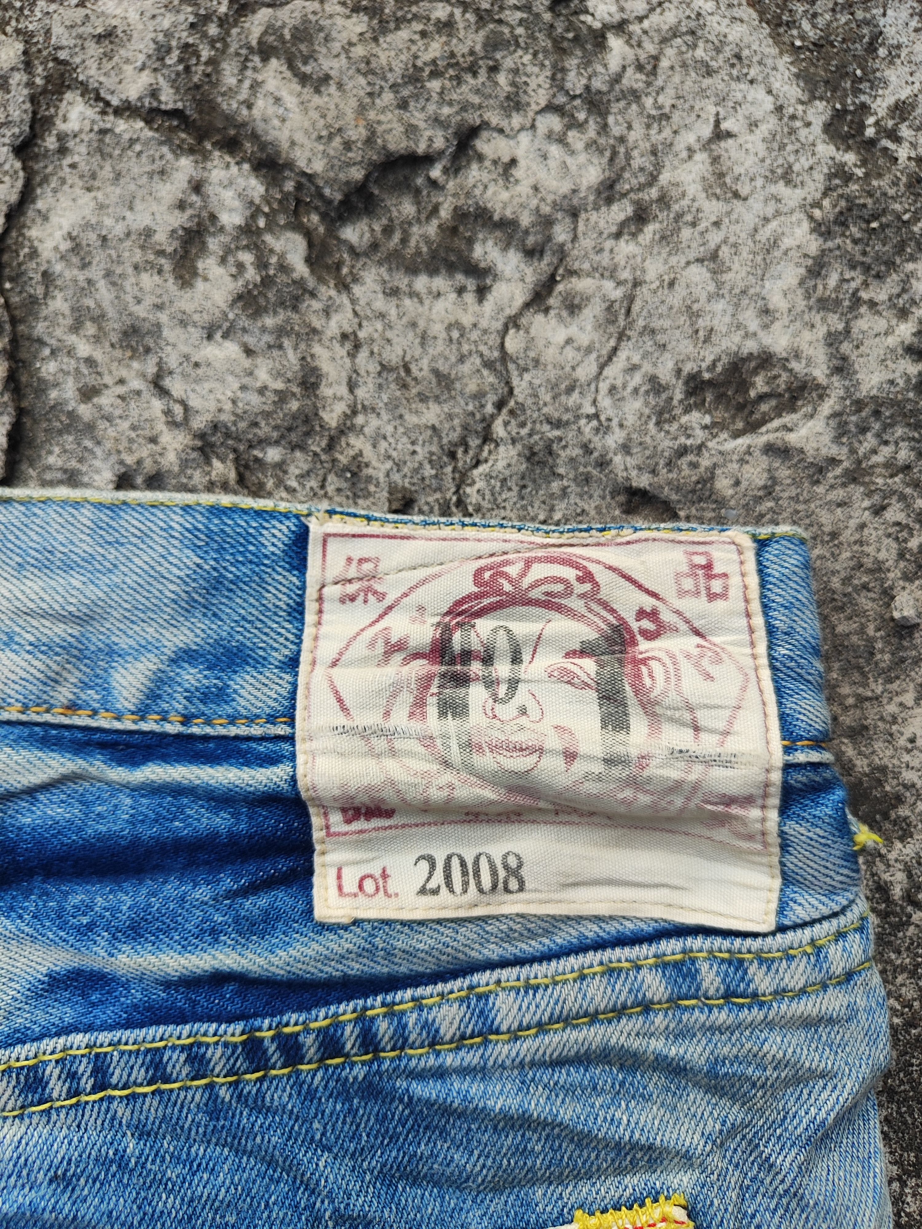 Evisu Evisu Selvedge Ripped Size US 33 - 8 Thumbnail
