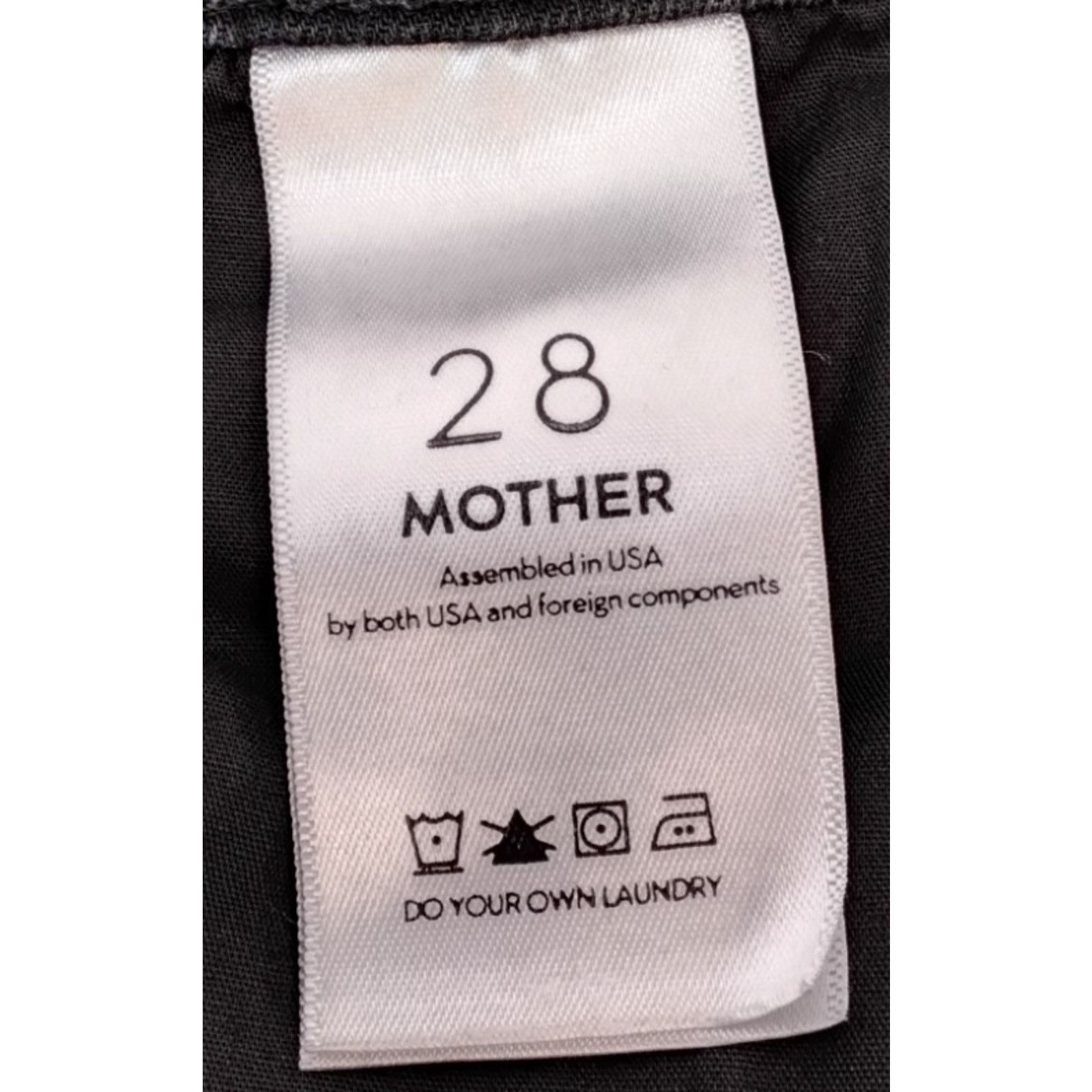 MOTHER Mother The Stunner Ankle Step Fray Jeans Women's 28 Black Size 28" / US 6 / IT 42 - 12 Thumbnail