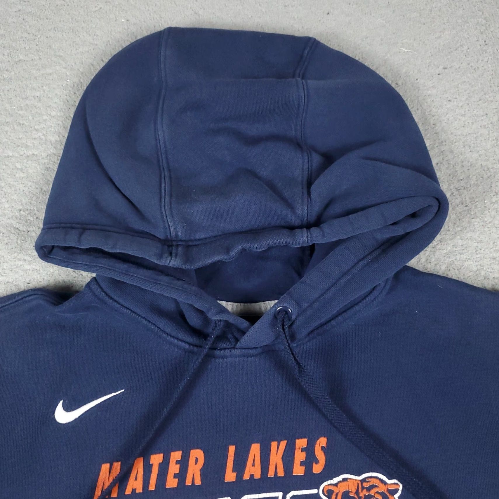 Nike Nike Hoodie Mens Small Blue Pullover Sweatshirt Swoosh Long Sleeve Fleece Size US S / EU 44-46 / 1 - 3 Thumbnail