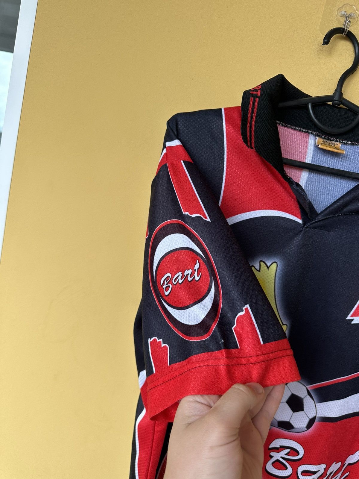 The Simpsons Rare Bart Simpson 1999 AC Milan Matt Groening Football Shirt Size US M / EU 48-50 / 2 - 6 Thumbnail