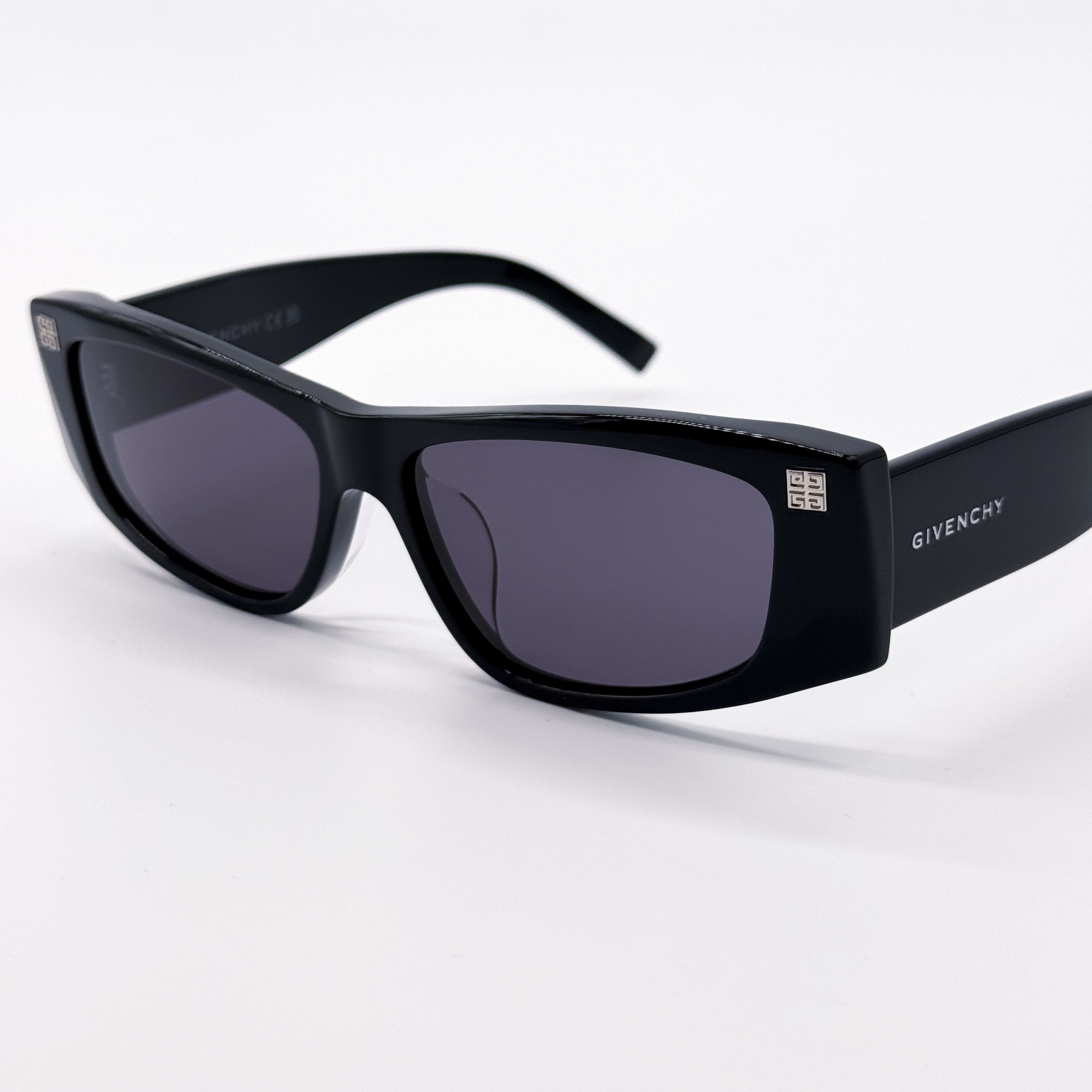 Givenchy NEW GIVENCHY GV40048F 01A SHINY BLACK/GREY WOMEN SUNGLASSES Size ONE SIZE - 5 Thumbnail